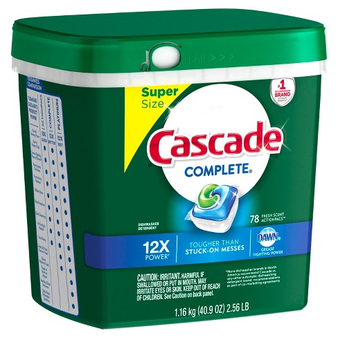 Cascade Dishwasher Detergent ActionPacs